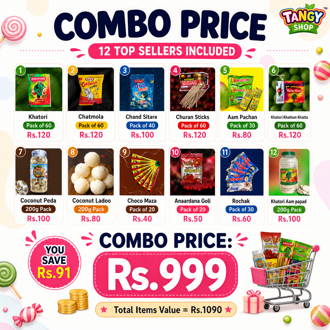 COMBO BOX | TOP 12 BEST SELLERS ⭐