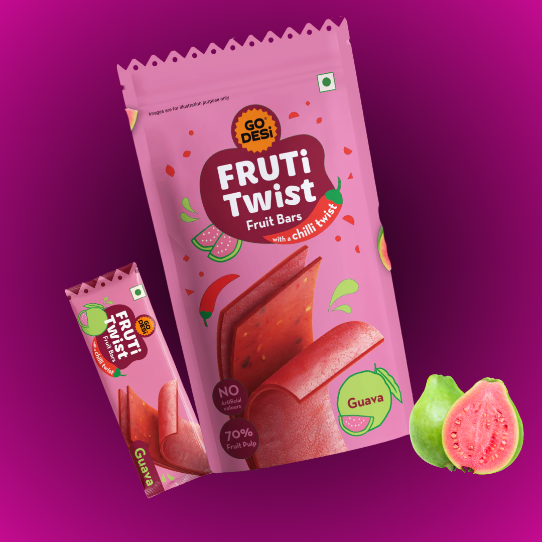 GUAVA FRUIT BARS | Pack of 6 | Tangy Shop