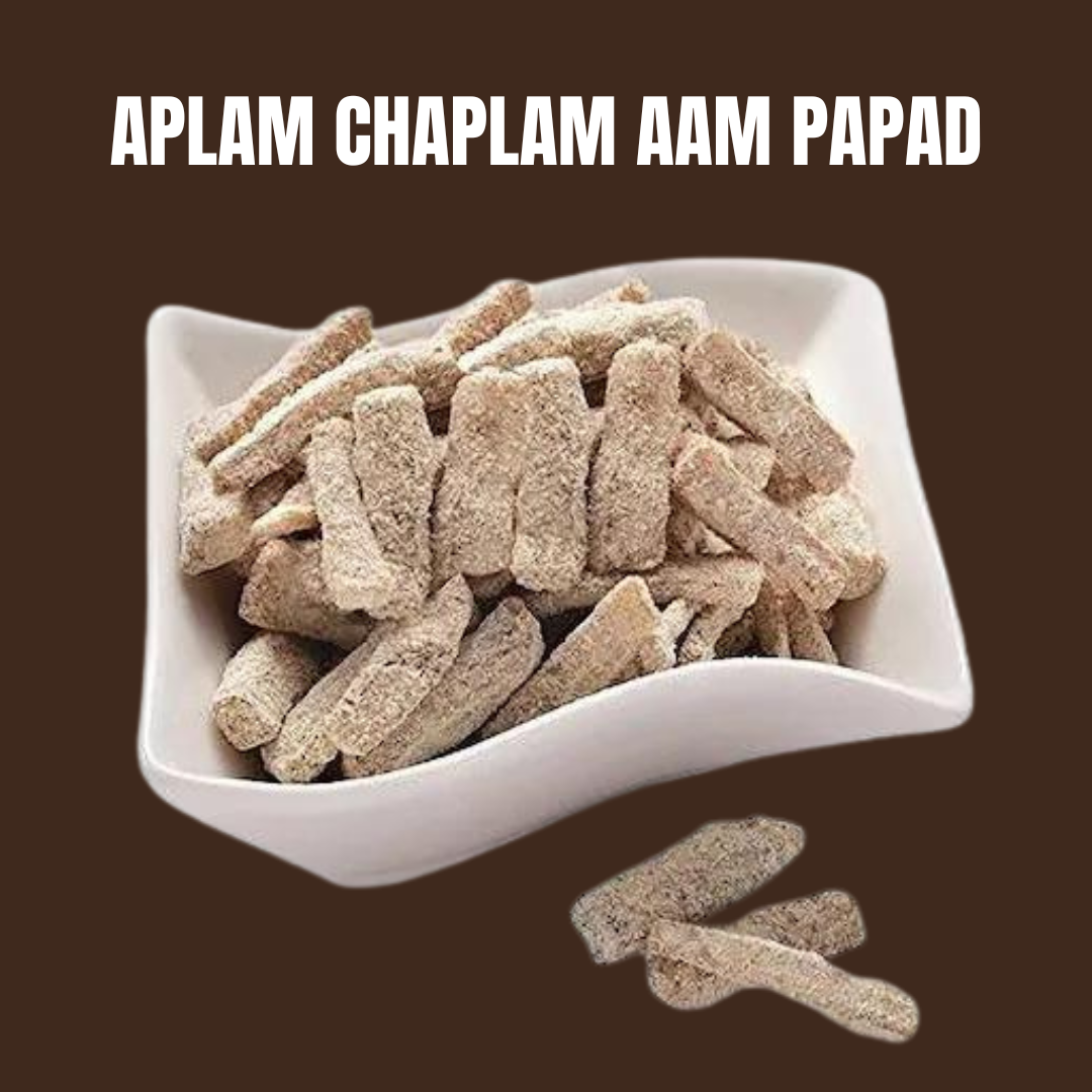 Paapd Aplam Chaplam Masala Aam Papad | 100g Pack Indian Candies & Snacks ...