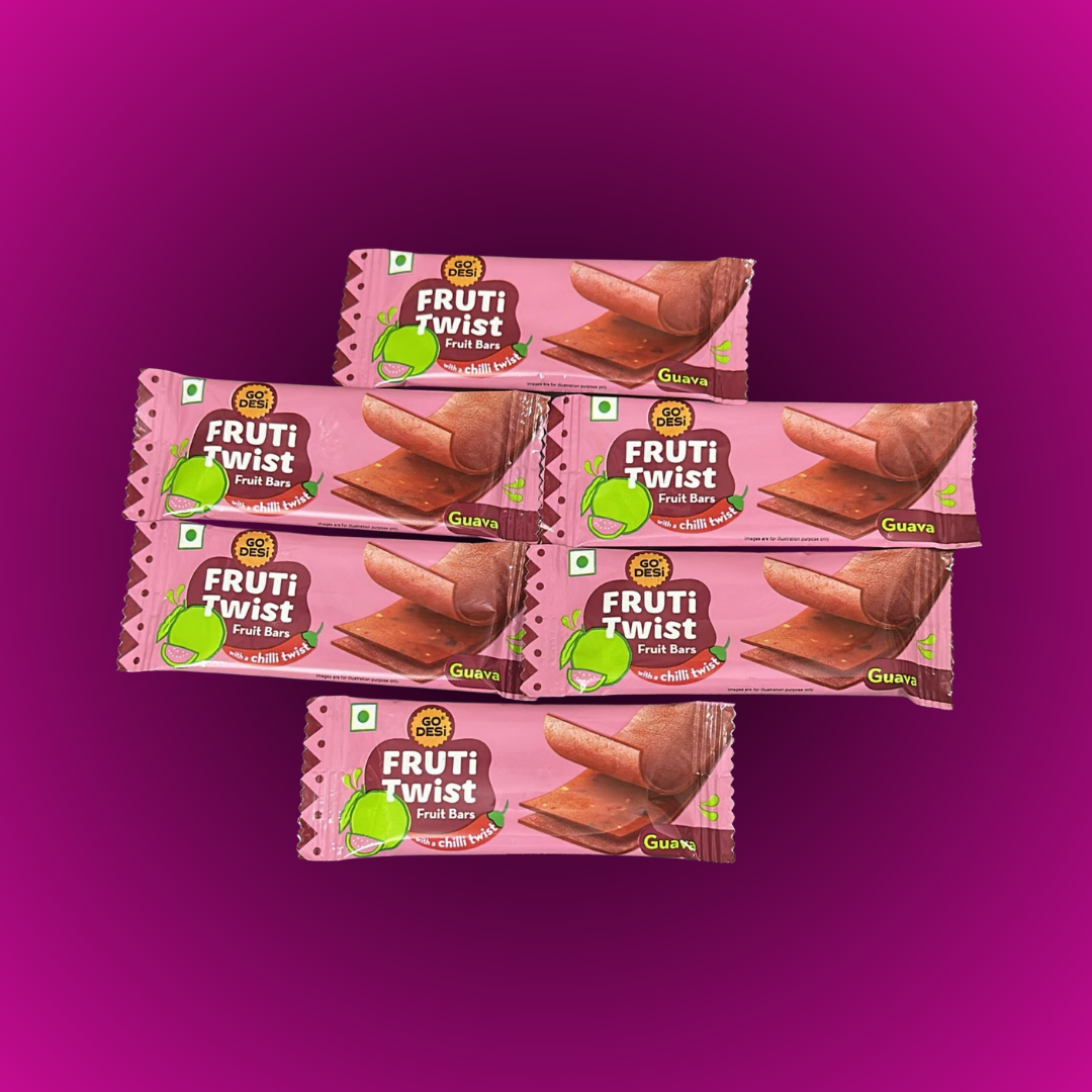GUAVA FRUIT BARS | Pack of 6 | Tangy Shop