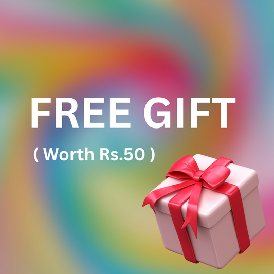 Free Gift for orders above Rs.599 🎁 ( Worth Rs.50 )