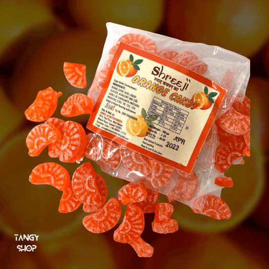 ORANGE CANDY | Pack of 100g - TANGY SHOP