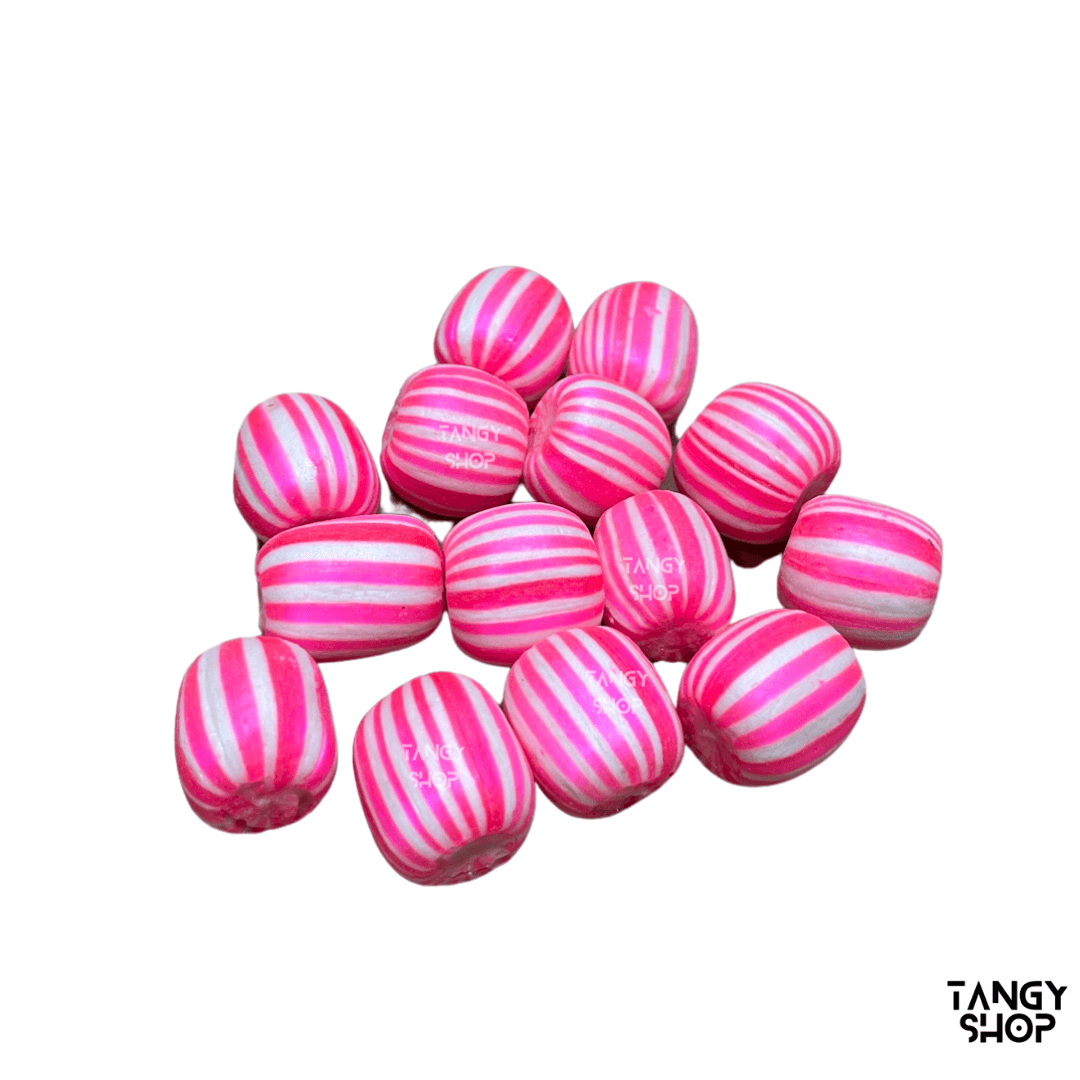 Pink Stripped Candy Balls | Pack of 20 | Tangy Shop - TANGY SHOP